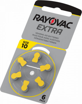 Кутия с 60 батерии за слухови апарати Rayovac Extra 10ZA