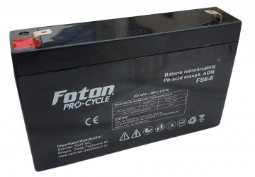 Akkumulátor Foton FS6-8 6V 8Ah VRLA