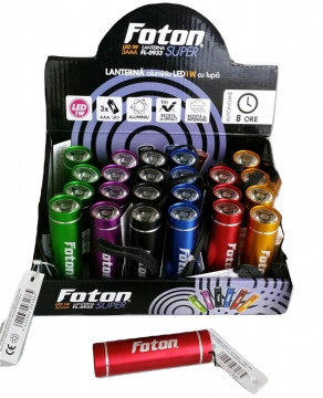 Lanterne din aluminiu Foton 0933 cu LED de 1W