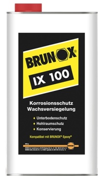 Anti-corrosive protective wax Brunox IX100 5 liters