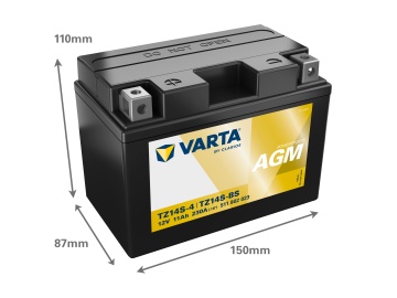 Baterie Moto AGM 12V 11Ah Varta Powersports TZ14S-4 / 511902023