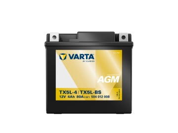 Baterie Moto AGM 12V 4Ah Varta Powersports TX5L-4 / 504012008