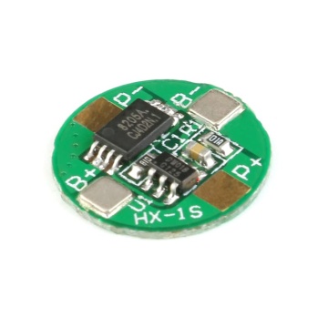 BMS 1S 3.7V 2.5A Защитна верига (за 14500 клетки)