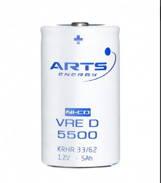 High-Capacity NiCd Battery VRE DL 5500mAh