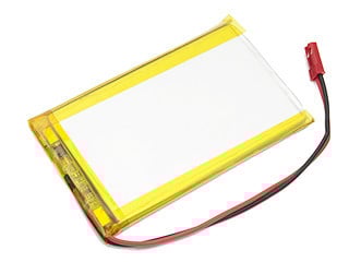 Li-Polymer battery LP435085 of 3.7V and 2000mAh