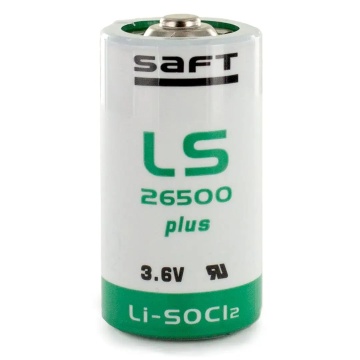 Lithium battery SAFT LS26500Plus type C 3.6V 8500mAh