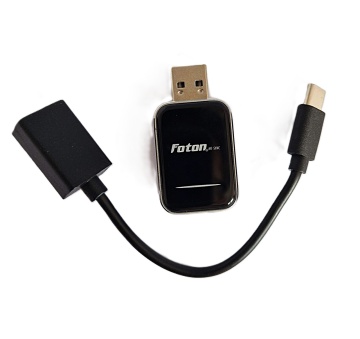 Mini adaptor USB Foton M1-Sync Wireless Carplay si Android Auto (și cablu type C)