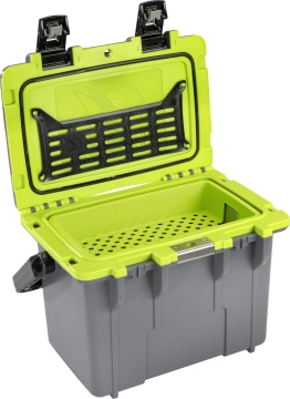 Peli 14QT Personal Cooler - geanta 14 litri, gri/verde deschis