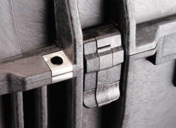 Închizătoare la un troler rigid foto Peli Studio Case 1510SC