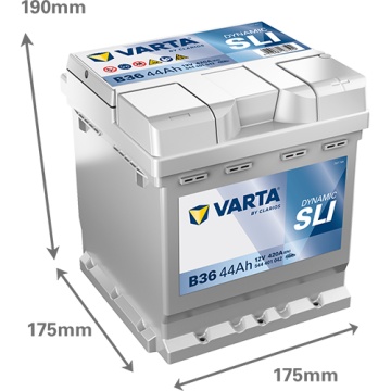 Varta SLI 44Ah 420A B36 544401042 autóakkumulátor