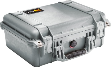Waterproof Case Peli SmallCase 1450 Silver