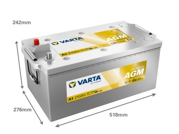 Автоакумулатор Varta ProMotive AGM 210Ah 1200A 710901120