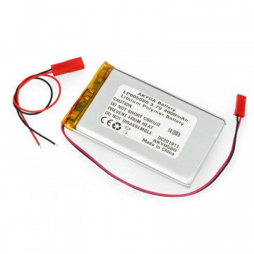 Acumulator Li-Polimer LP805080 de 3.7V 4000mAh 2A