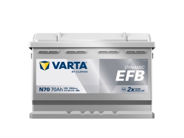 Varta Dynamic EFB 70Ah N70
