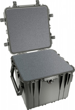 Geanta rigida Peli 0340 Cube Case cu 4 rotile incluse