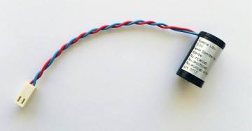 Saft LS14250, baterie cu litiu tip Molex, două fire LIY roșu/negru și mufă la capăt