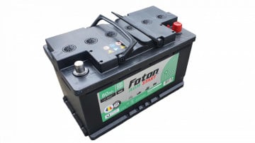 Baterie auto Foton Start AGM de 80Ah 800A (Start&Stop)