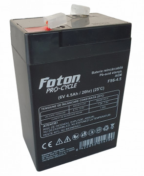 Acumulator VRLA Foton FS6-4.5 de 6V și 4.5Ah
