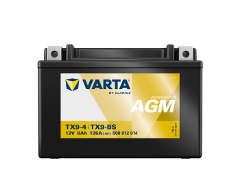 Baterie Moto AGM 12V 8Ah Varta Powersports TX9-4 / 508012014