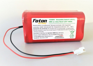 Baterie 4DD LiSoCl2 3.6V 140Ah pentru convertor