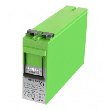 AGM battery Monbat 12MVR200 Front Terminal