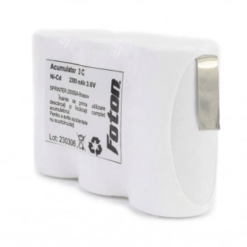 Akkumulátor 3C 3.6V 2300mAh - Dräger alkoholszondákhoz