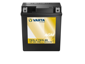 Baterie Moto AGM 12V 6Ah Varta Powersports TX7L-4 / 506014010