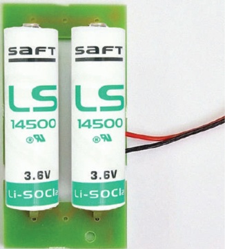 Battery 2xLS14500 for the Actaris meters