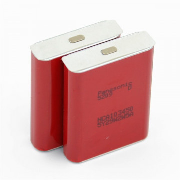 Doi acumulatori Li-Ion NCA103450 de 3.6V și 2270mAh Panasonic