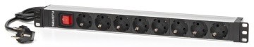 Multi Priza rackabila Salicru SPS 8F PDU SCH/SCH cu 8 prize Schuko