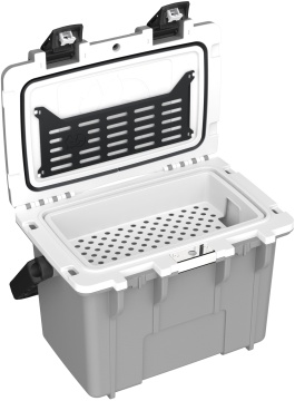 Peli 14QT Personal Cooler - geanta 14 litri, gri/alb