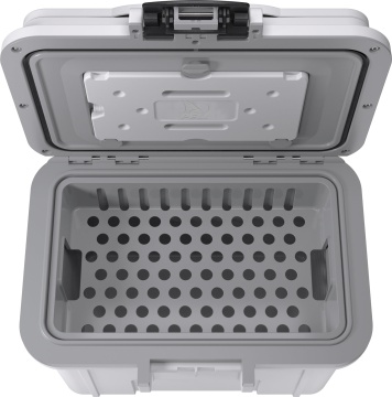 Peli 8QT Personal Cooler - geanta 8 litri, alb/gri