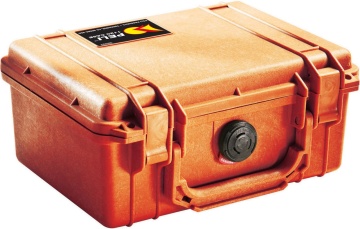 Peli SmallCase 1120 Оранжев плаващ твърд калъф