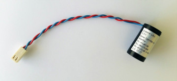 Saft LS14250, baterie cu litiu tip Molex, două fire LIY roșu/negru și mufă la capăt