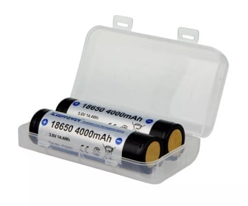 Set 2 x Acumulator KeepPower 18650 3.6V 4000mAh cu BMS