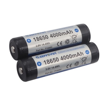 Set of 2 x Battery with BMS KeepPower 18650 3.6V 4000mAh - Img 8
