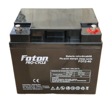 Stationary battery Foton FD12-40Ah - Img 2