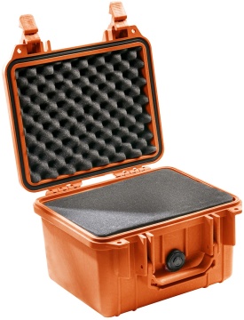 Geanta etansa Peli SmallCase 1300 Orange cu burete Pick N Pluck