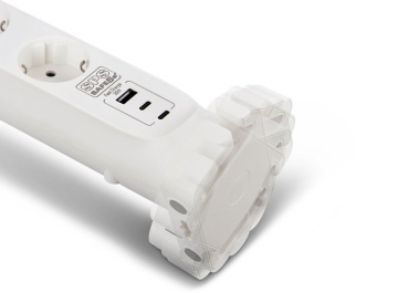 Multipriza rotativa cu protectie Salicru SPS SAFE 5S+ (cu USB)