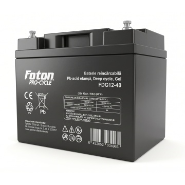 Acumulator VRLA cu Gel Foton FDG12-40 de 42.4Ah Deep Cycle