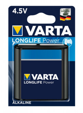 Varta 4912 sau 3LR12 4.5V, baterie alcalină cu terminale tip lamele