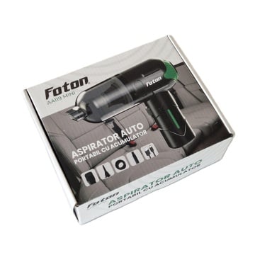 Aspirator auto fara fir Foton AA119 Mini în cutie
