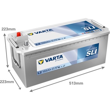 Autó akkumulátor Varta ProMotive SLI 155Ah 900A L2 655013090