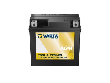 Baterie Moto AGM 12V 4Ah Varta Powersports TX5L-4 / 504012008