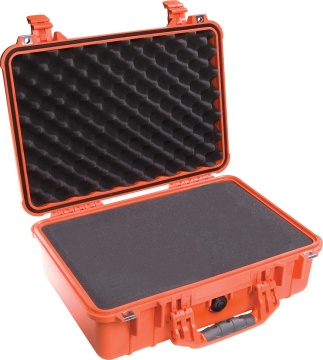 Geanta protectie Peli MediumCase 1500 Orange cu Burete Pick N Pluck