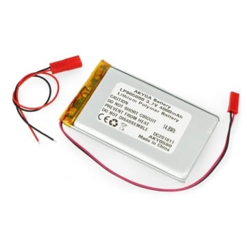 Acumulator Li-Polimer LP805080 de 3.7V și 4000mAh