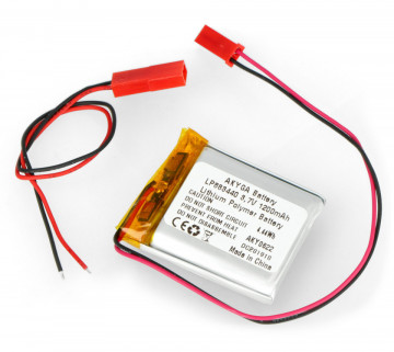 Li-Polimer akkumulátor LP883440 3,7 V 1200 mAh