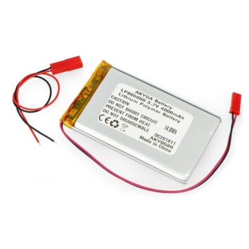 Li-Polymer battery LP805080 3.7V 4000mAh max.1.5A