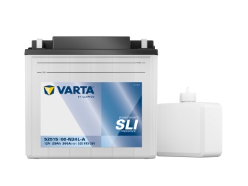Moto Battery 12V 25Ah Varta Freshpack 60-N24L-A / 52515