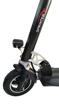 Outer WHITE frame tube for scooter ST1001/1002